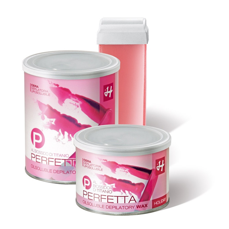 PERFETTA Cire Liposoluble Rose – Épilation Douce & Efficace pour Poils Résistants