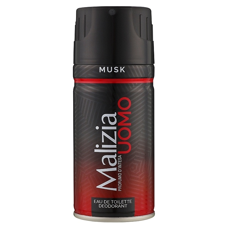 Déodorant Homme Malizia Uomo | Fraîcheur et protection longue durée Musk
