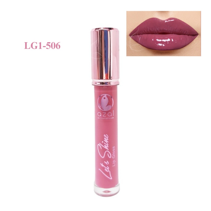 Gloss LET’S SHINE Azal – Brillance Intense & Hydratation Longue Tenue LG1 - 506 (#c7678a)