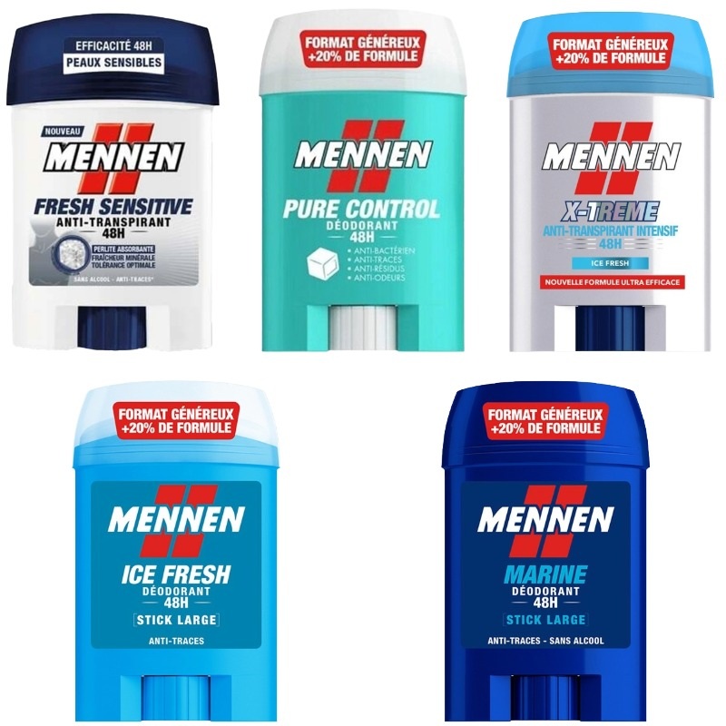 Déodorants Mennen Homme | Protection 72h et fraîcheur durable