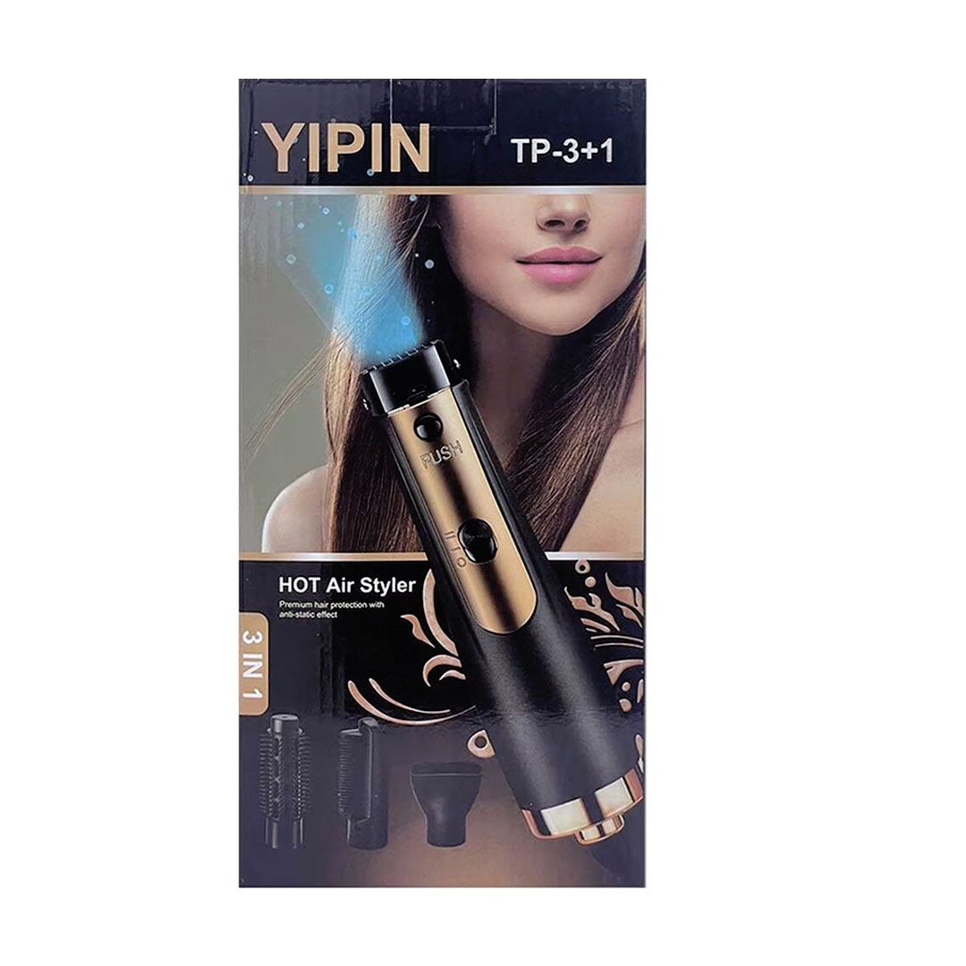 Yipin TP-3+1 – Brosse Sèche-Cheveux 3 en 1, Séchage, Brushing et Coiffage Professionnel 1200W