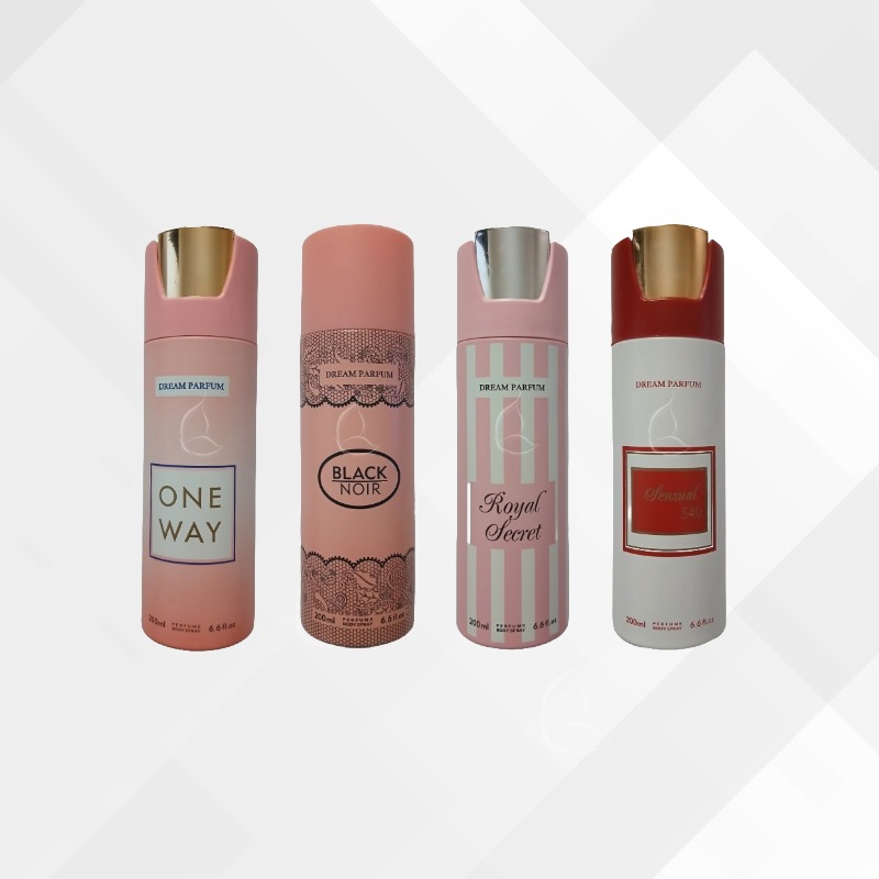 Déodorant Dream Parfum Femme 200ml – Body Spray Parfumé Longue Tenue