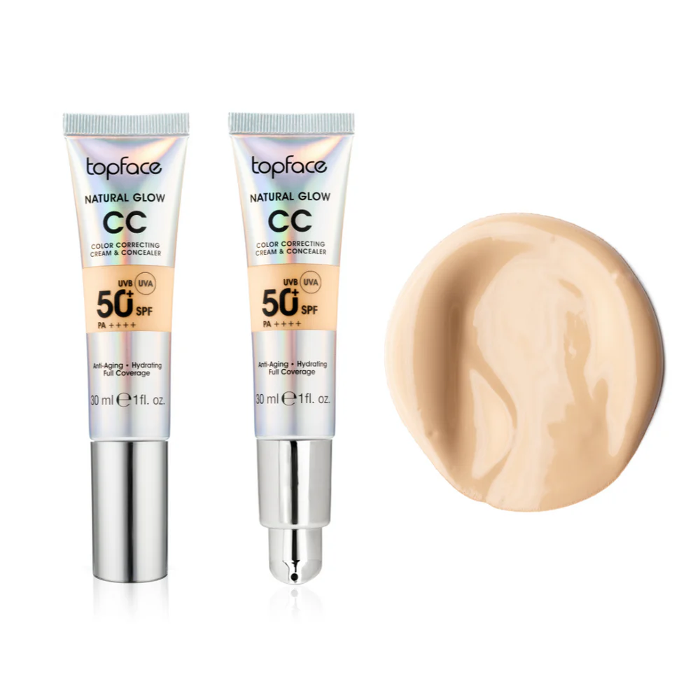 Topface CC Cream SPF 50+ – Crème Correctrice Teint & Anti-Âge avec Haute Protection Solaire 003