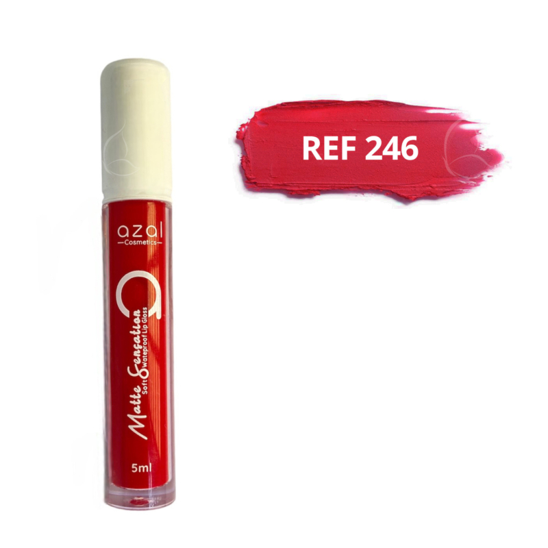 Gloss MATTE SENSATION – Couleur Intense, Fini Mat & Longue Tenue REF 246