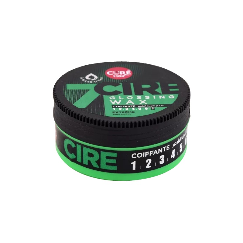 CURE Cire Professionnelle Coiffante & Modelante – Effet Mat Longue Tenue – Vert