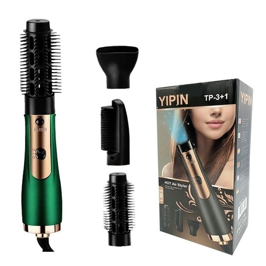 Yipin TP-3+1 – Brosse Sèche-Cheveux 3 en 1, Séchage, Brushing et Coiffage Professionnel 1200W