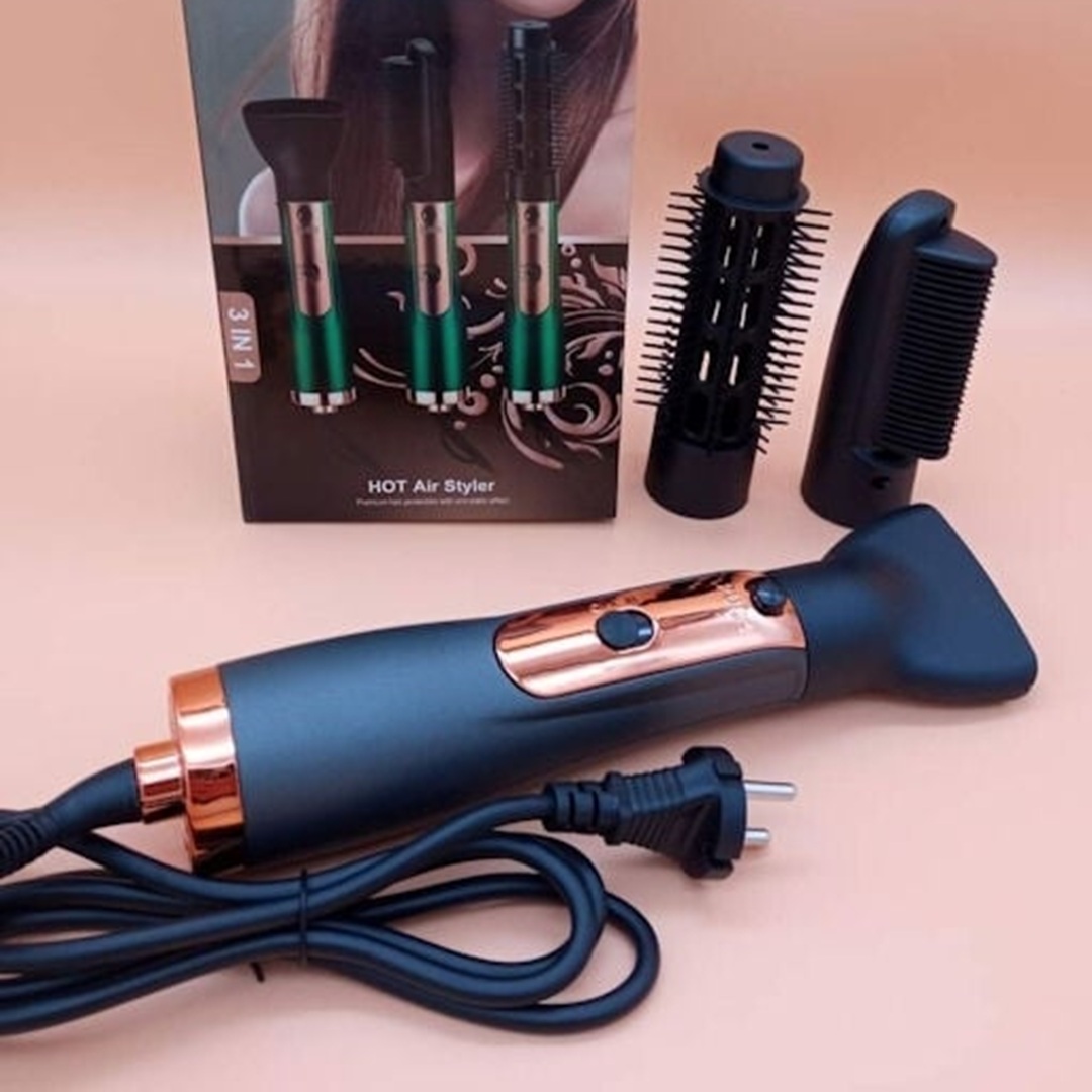 Yipin TP-3+1 – Brosse Sèche-Cheveux 3 en 1, Séchage, Brushing et Coiffage Professionnel 1200W