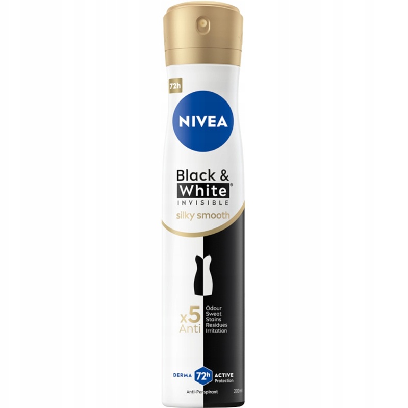 Déodorant Femme NIVEA Antiperspirant | Protection 48h et soin délicat Silky Smooth