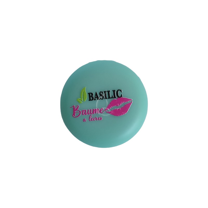 Baume à Lèvres Basilic – Beurre de Karité et Noix de Coco | Hydratation et Réparation Bleu (#6bbab2)