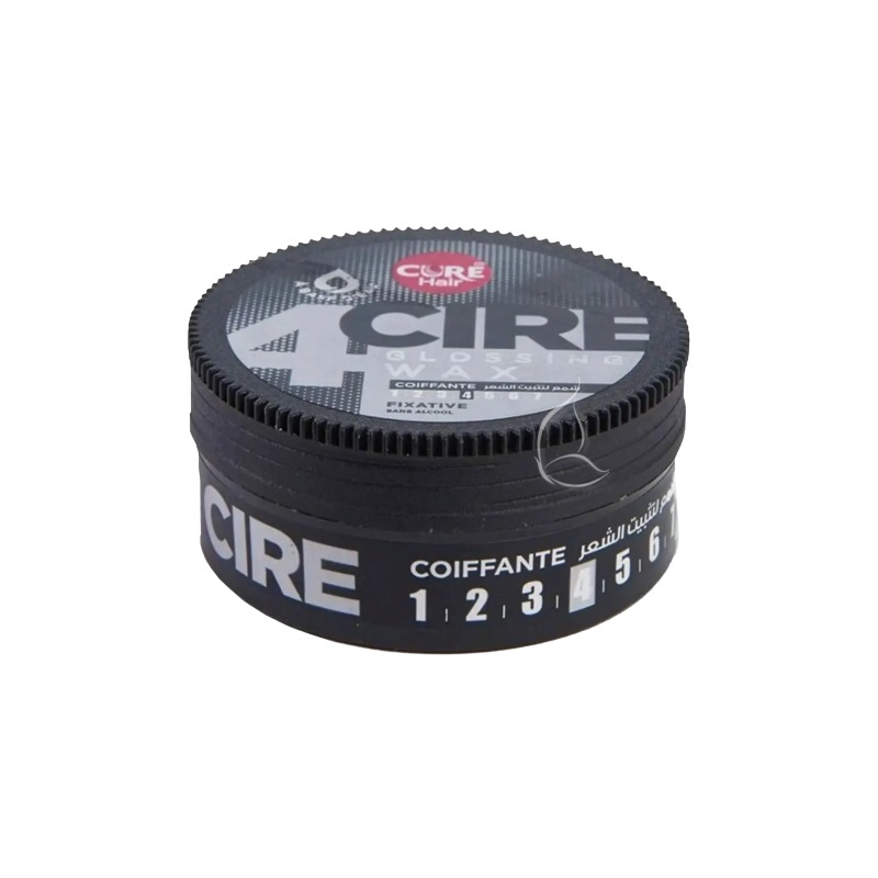 CURE Cire Coiffante Homme – Effet Mat Naturel & Fixation Forte – Noir 170g