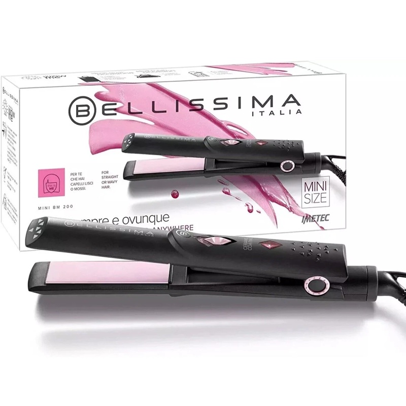 Lisseur Mini Imetec Bellissima BM200 – Fer à lisser de voyage 200°C céramique