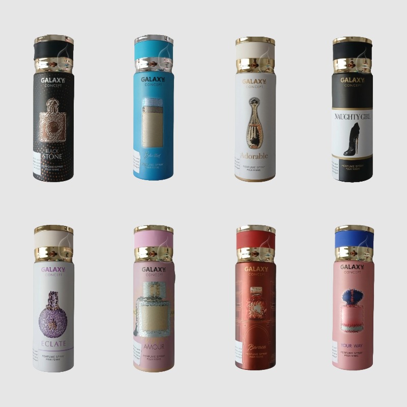 Galaxy Concept Body Spray Perfume - Femme - Déodorant Parfumé Longue Tenue (Plusieurs Parfums)