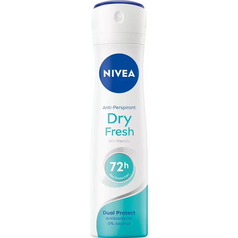 Déodorant Femme NIVEA Antiperspirant | Protection 48h et soin délicat Dry Fresh
