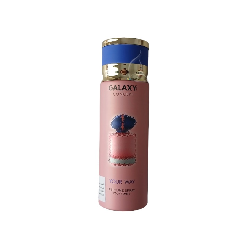 Galaxy Concept Body Spray Perfume - Femme - Déodorant Parfumé Longue Tenue (Plusieurs Parfums) Your Way