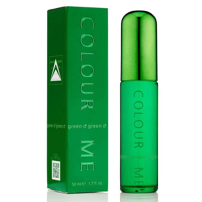 Colour Me Green Eau de Parfum Homme – 50 ml – Parfum Oriental Fougère Frais & Boisé
