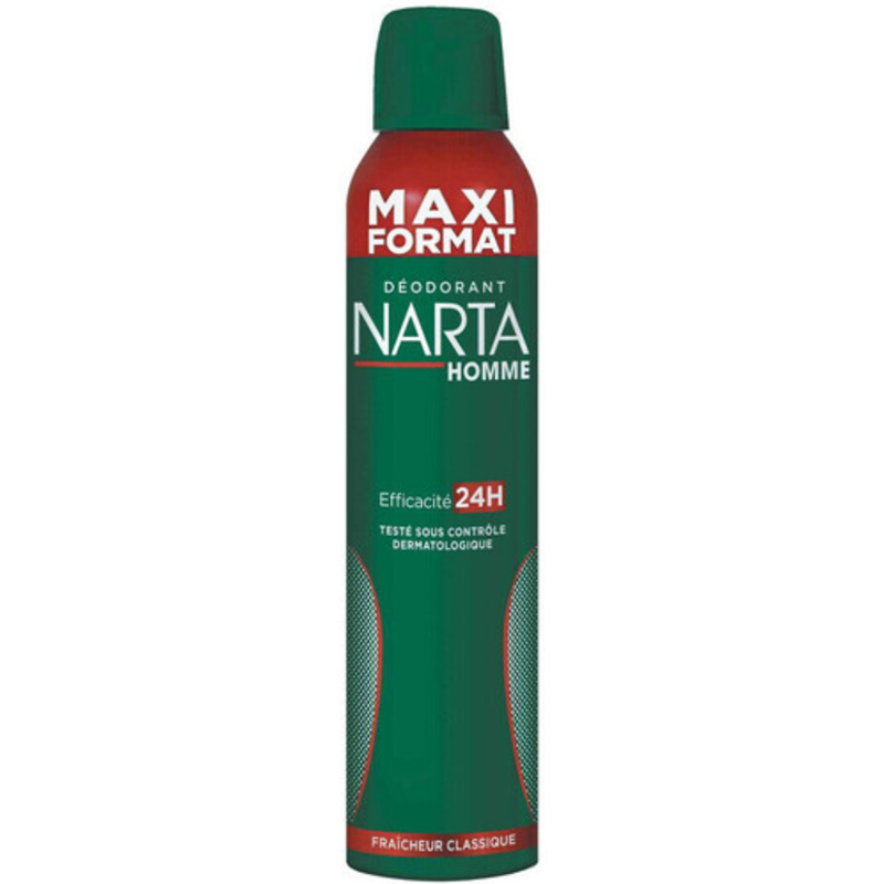 Déodorant Homme Narta Fraîcheur Classique 250 ml – Protection longue durée & douceur pour la peau