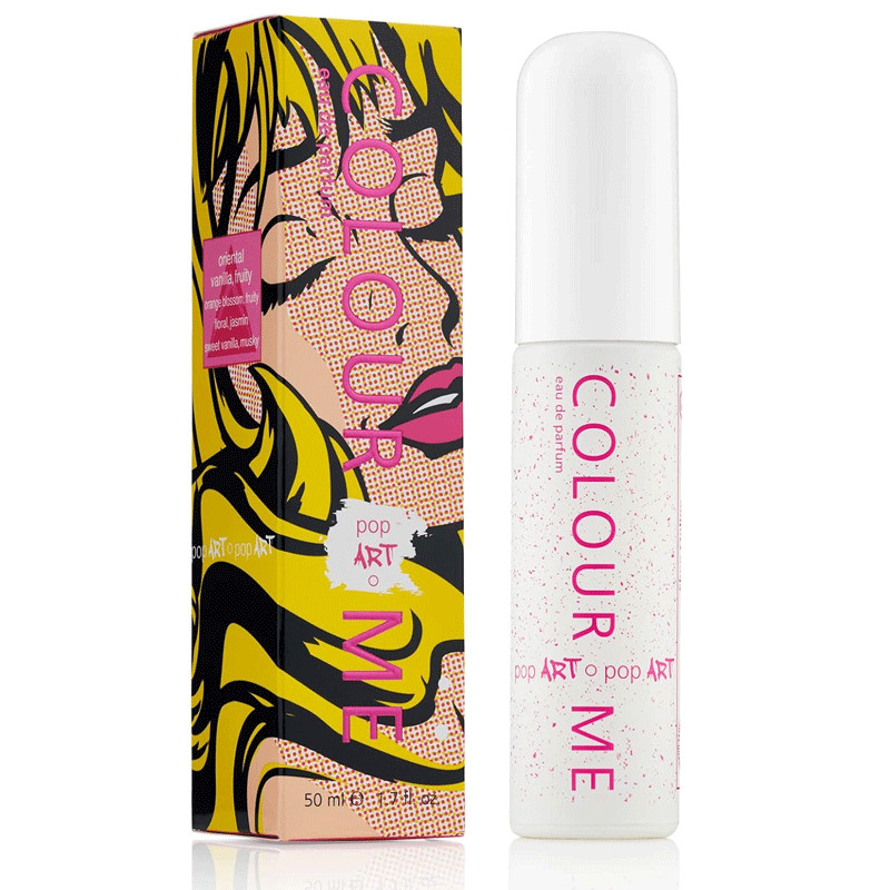 Colour Me Pop Art Eau de Parfum Femme 50 ml – Parfum Oriental Vanillé Fruité