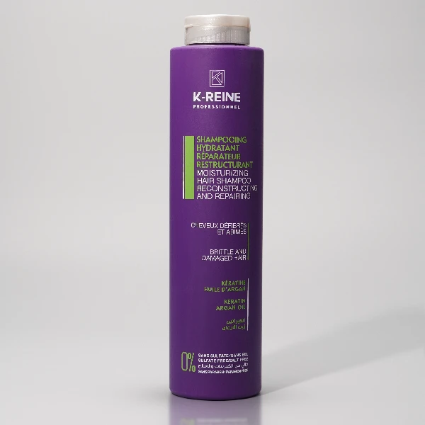 Shampoo for Hair Fiber Thickening & Reconstruction – Argan Oil, Keratin & Vitamin E | Sulfate-Free