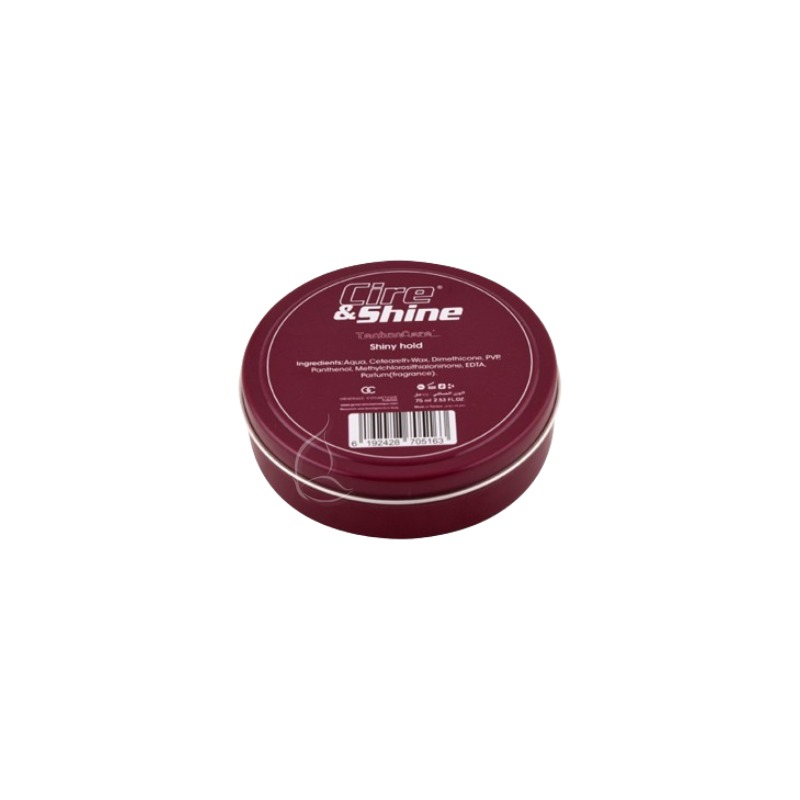 Technocare Cire & Shine Wax – Cire Coiffante Brillante à Tenue Forte pour Hommes – 75ml