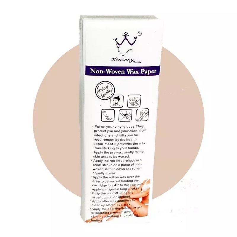 Bandes de Cire Professionnelles Konsung | Bandes Non Tissées pour Épilation | Qualité Deluxe
