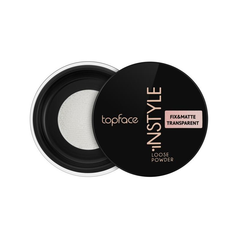 TopFace Perfective Instyle Loose Powder 10 g – Poudre Libre Matifiante pour Teint Parfait Fix&matte transparent 101