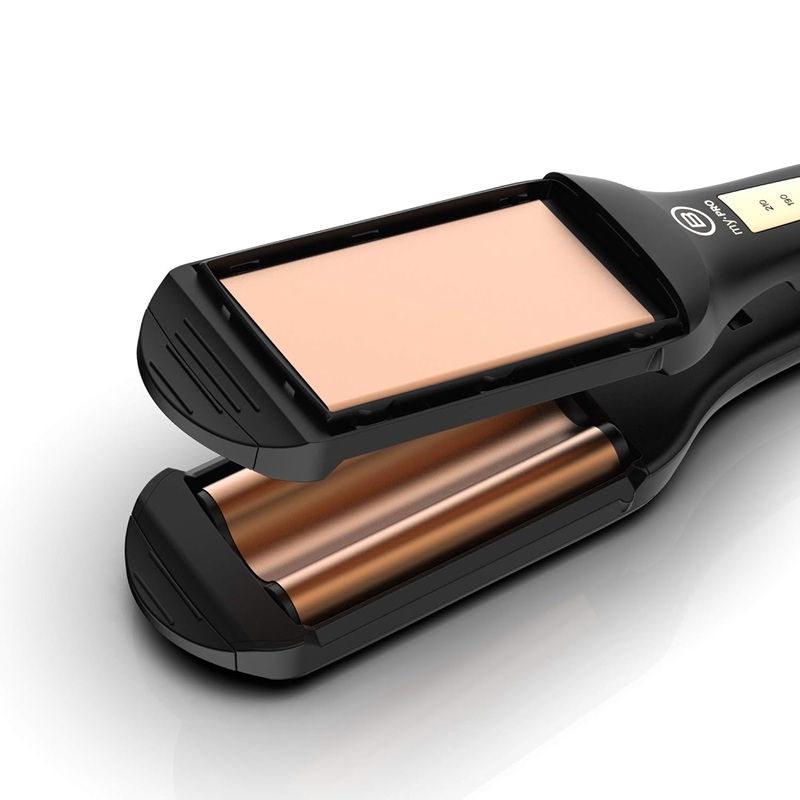 Lisseur 2-en-1 Imetec Bellissima My Pro – Cheveux Lisses ou Ondulations Beach Waves, Revêtement Céramique, 4 Températures