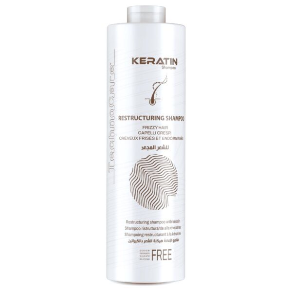 Shampoing Restructurant à la Kératine Technocare – Cheveux Fragilisés 1000ml