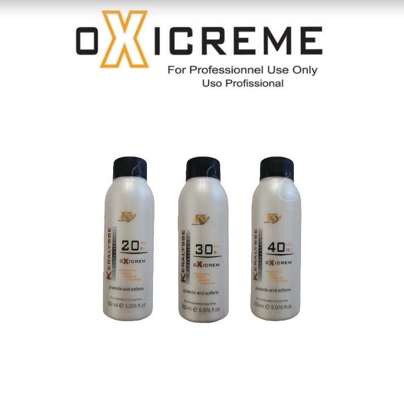 Keralysse OXICREME - Crème Oxydante Professionnelle pour Coloration & Décoloration