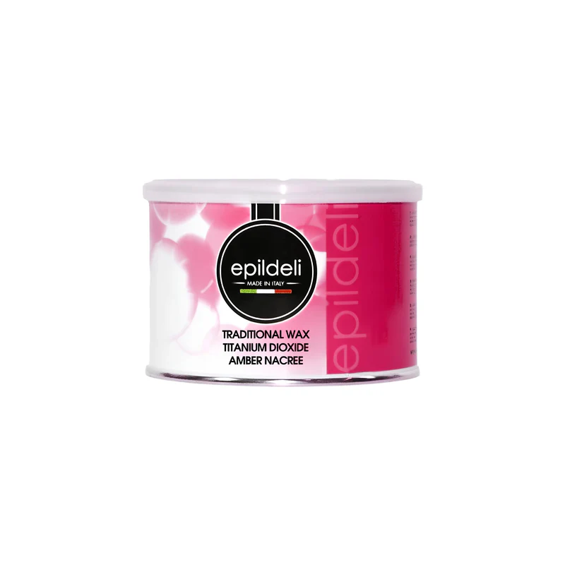 Epildeli Cire Traditionnelle au Dioxyde de Titane – Épilation Douce pour Peaux Sensibles 400 ml