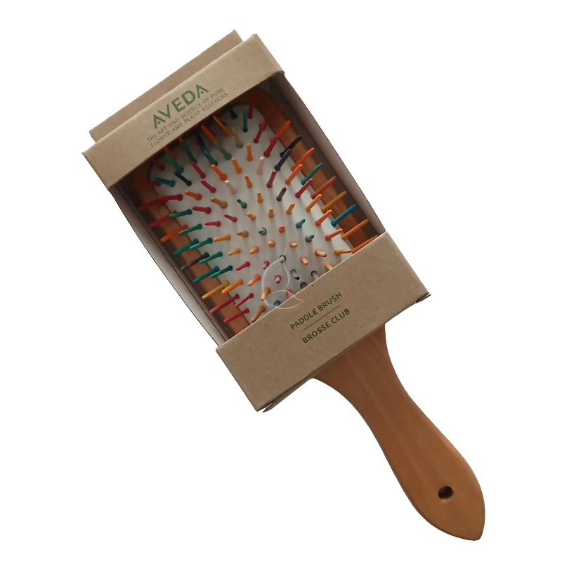 Aveda Paddle Brush - Brosse à Cheveux Professionnelle à Picots Colorés