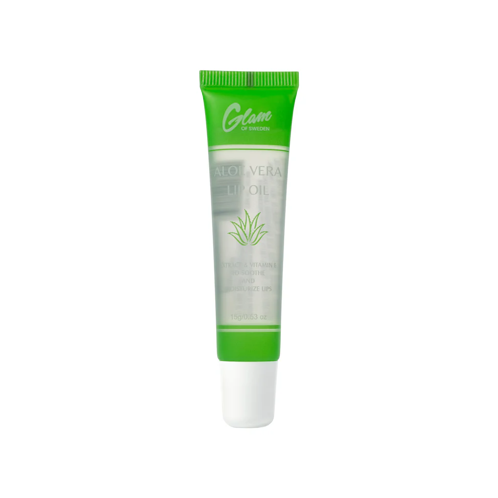 Glam of Sweden Aloe Vera Lipoil – Baume à Lèvres Nourrissant à la Vitamine E – 15 g