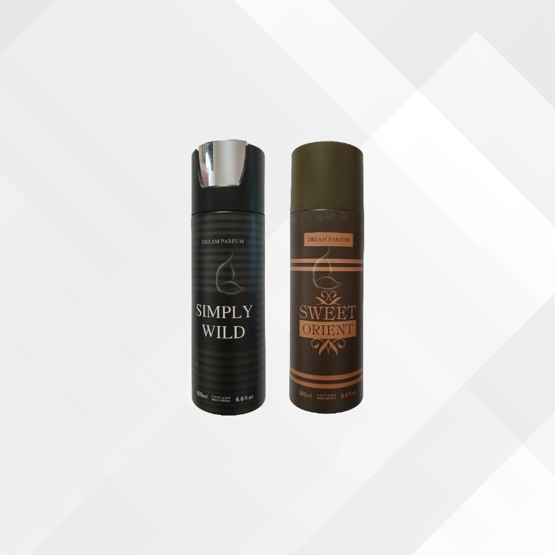 Déodorant Dream Parfum Homme 200ml – Body Spray Simply Wild & Sweet Orient
